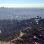 Downtown Los Angeles and the Griffith Observatory are seen in this photo taken from the Tom LaBonge Summit in Griffith Park.