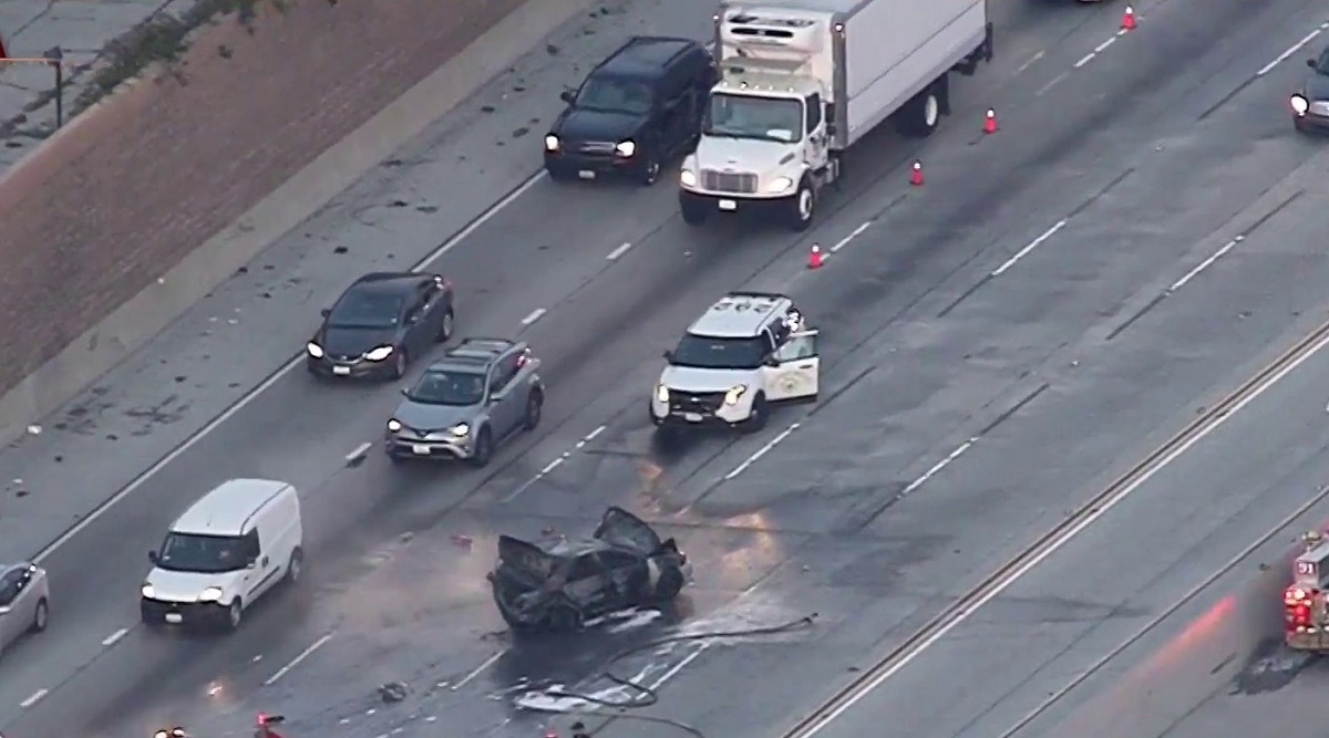 Una persona fallecida en accidente en Autopista 60 en Hacienda Heights