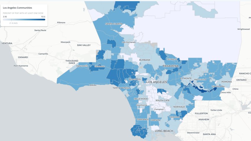 As COVID vaccines are being administered at higher rates, and tier restrictions begin to ease, many LA residents might be wondering just how many residents in their neighborhoods have been inoculated. Check out these interactive tools to see how many vaccines have been given in your neighborhood.