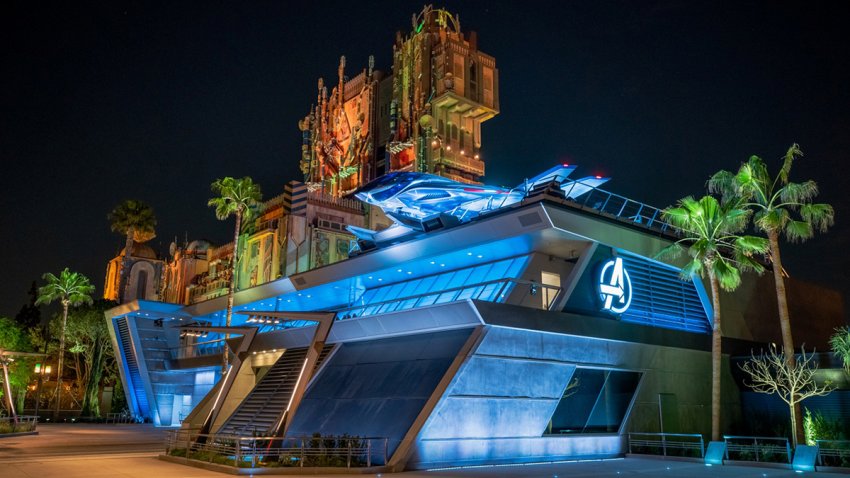 Avengers Campus, opening June 4, 2021, at Disney California Adventure Park in Anaheim, California, will invite guests of all ages into a new land where they will sling webs on the first Disney ride-through attraction to feature Spider-Man. The immersive land also presents multiple heroic encounters with Avengers and their allies, like Iron Man, Black Panther, Black Widow and more. At Pym Test Kitchen, food scientists will utilize Ant-Man and The WaspÕs shrinking and growing technology to serve up perfectly sized snacks. (Christian Thompson/Disneyland Resort)