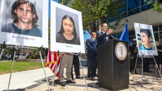 A news conference with the Orange County District Attorney.