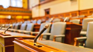 Photo of courtroom