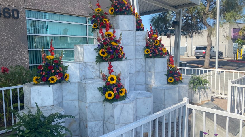 A photo of the San Ysidro McDonald's massacre memorial