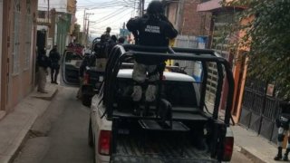 Operativo policial en calles de Zacatecas