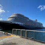 Holland America cruise ship, Koningsdam , docks in San Diego on Dec. 26, 2021.