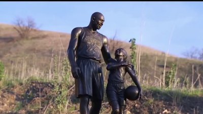 Artista de Los Ángeles rinde homenaje a Kobe Bryant y su hija Gianna