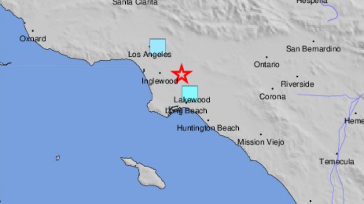 Temblor en el área de Los Ángeles Telemundo 52