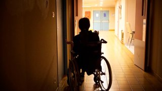 a patient in a psychiatric unit