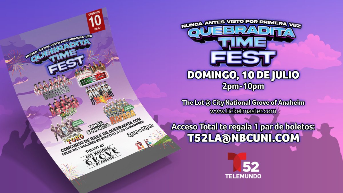 Quebradita Time Fest llega al Condado de Orange Telemundo 52