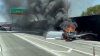 En video: mira el momento cuando se estrelló una avioneta en la autopista 91 en Corona