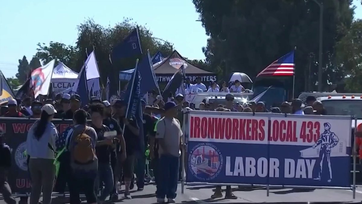 Workers commemorate May Day with different events in Los Angeles