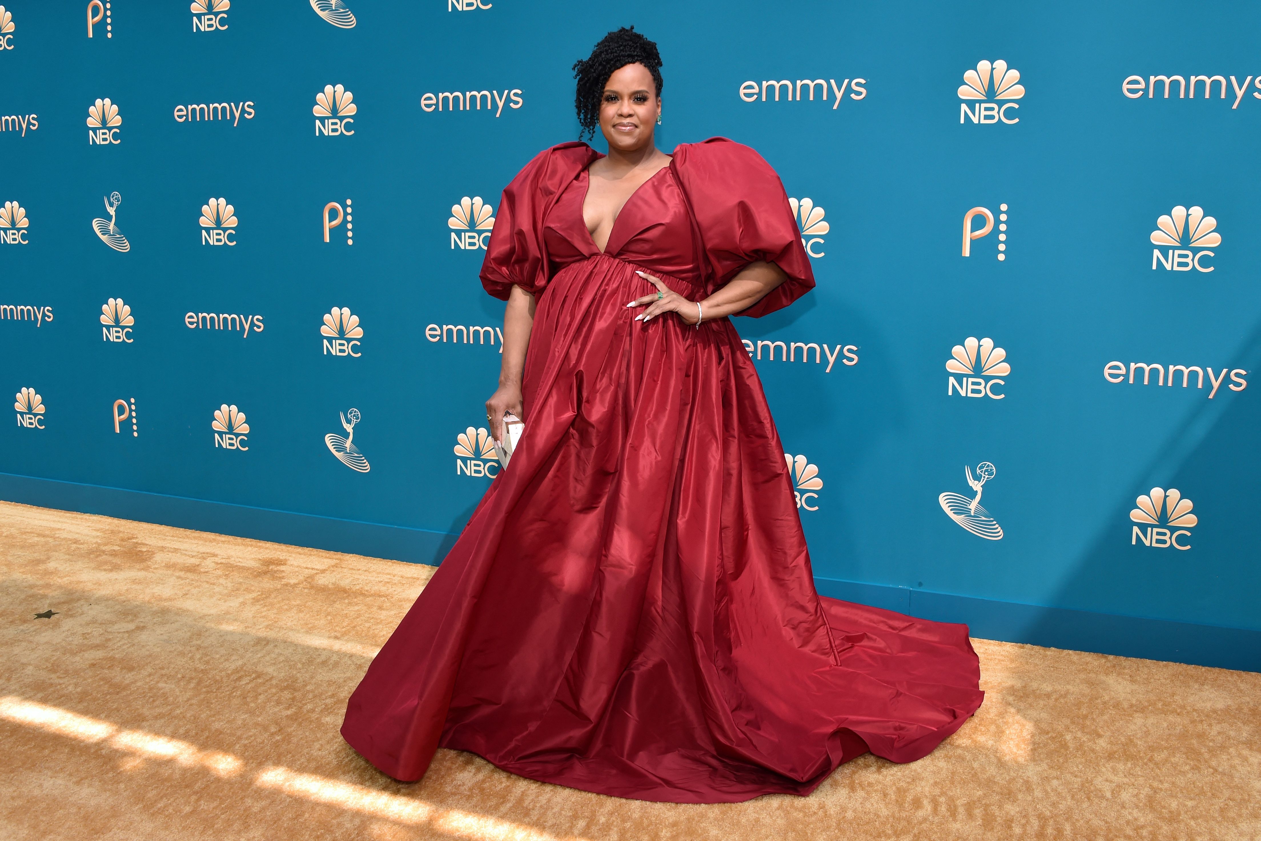 La actriz estadounidense Natasha Rothwell llega a los <meta charset="utf-8">74ª Premios Emmy en el Microsoft Theatre de Los Ángeles, California, el 12 de septiembre de 2022.