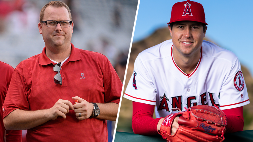 Eric Kay (left) and Tyler Skaggs (right)