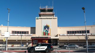 A view of Hollywood Burbank Airport.