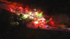 Conductora rescatada tras caer 100 pies por un acantilado en Beverly Crest