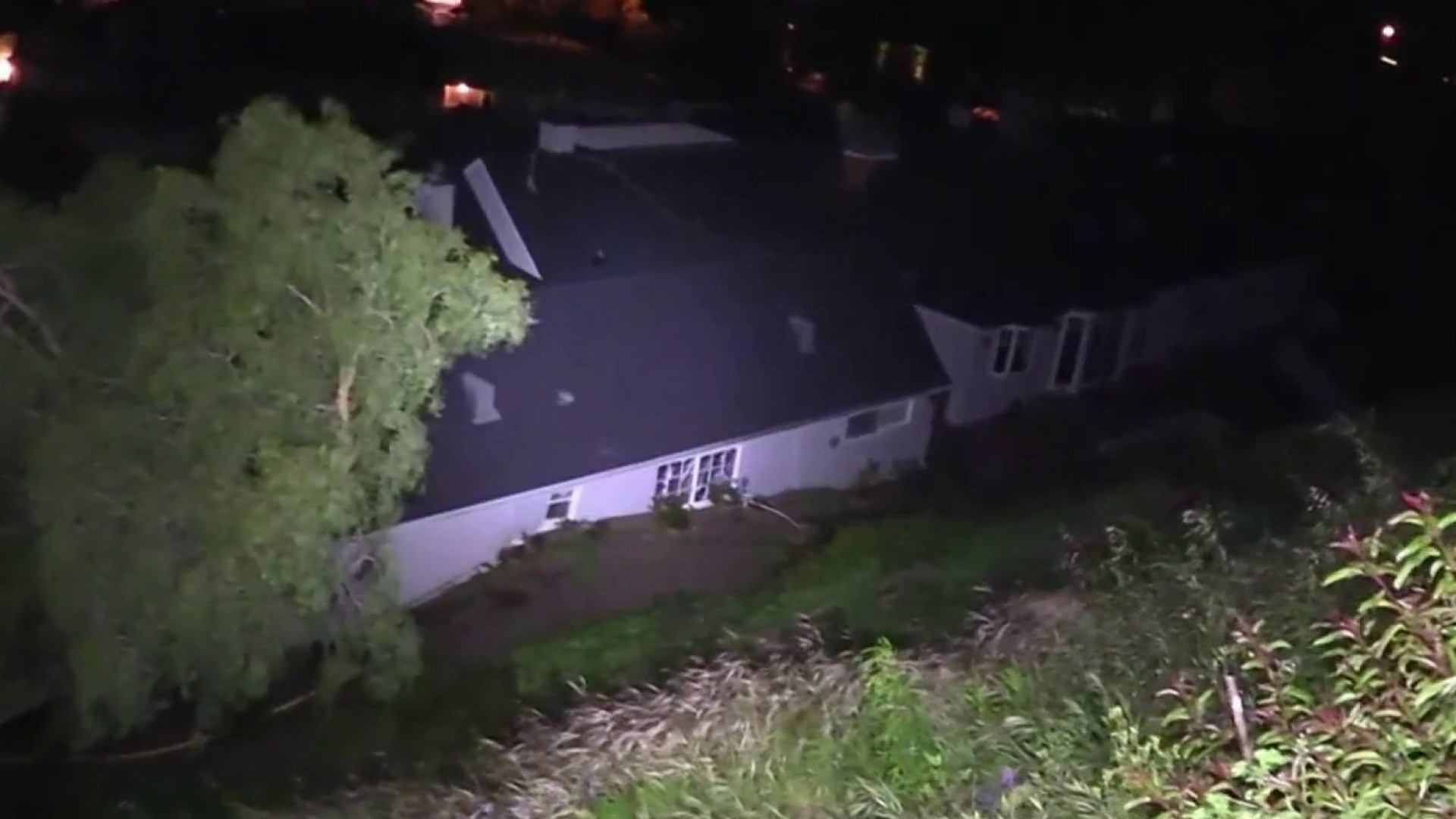 Landslide In Pacific Palisades Damages Home