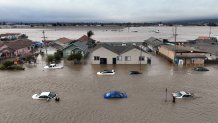 In photos: Pajaro River levee failure leaves entire community flooded in Monterey County 1 GettyImages 1248048368