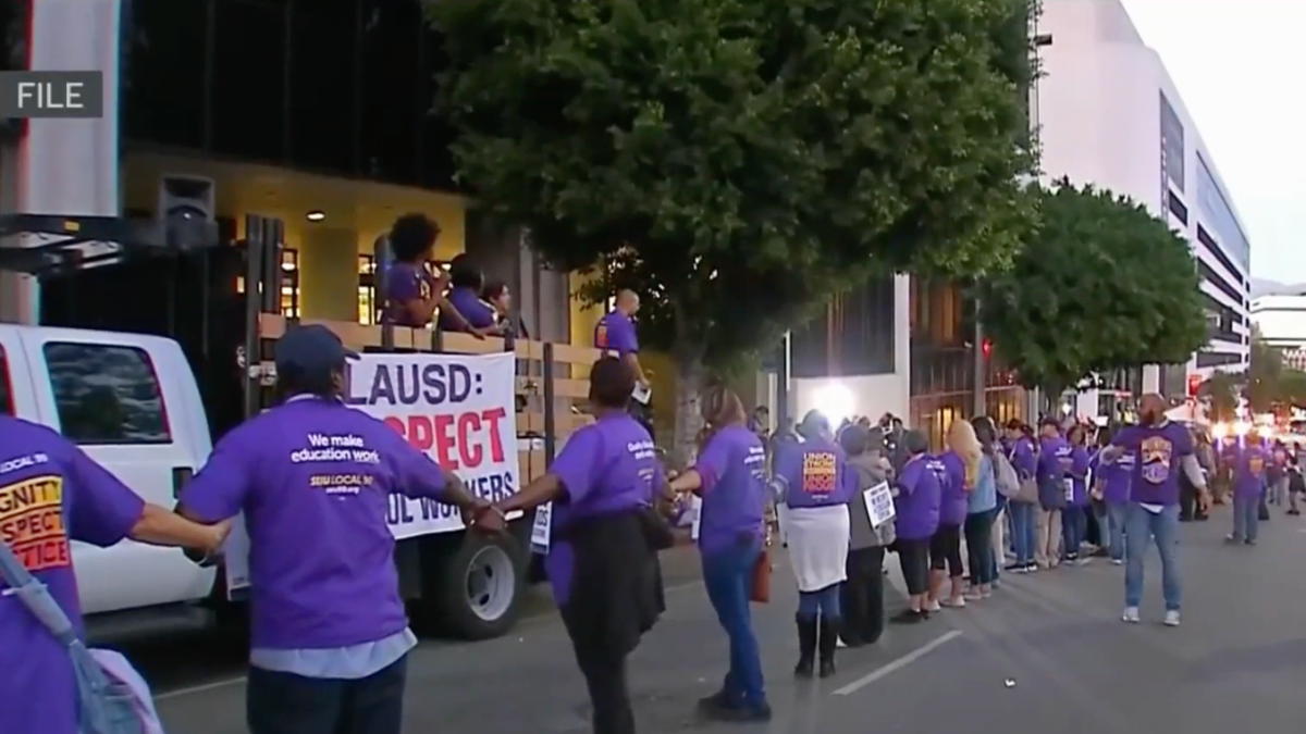 LAUSD service workers could go on strike