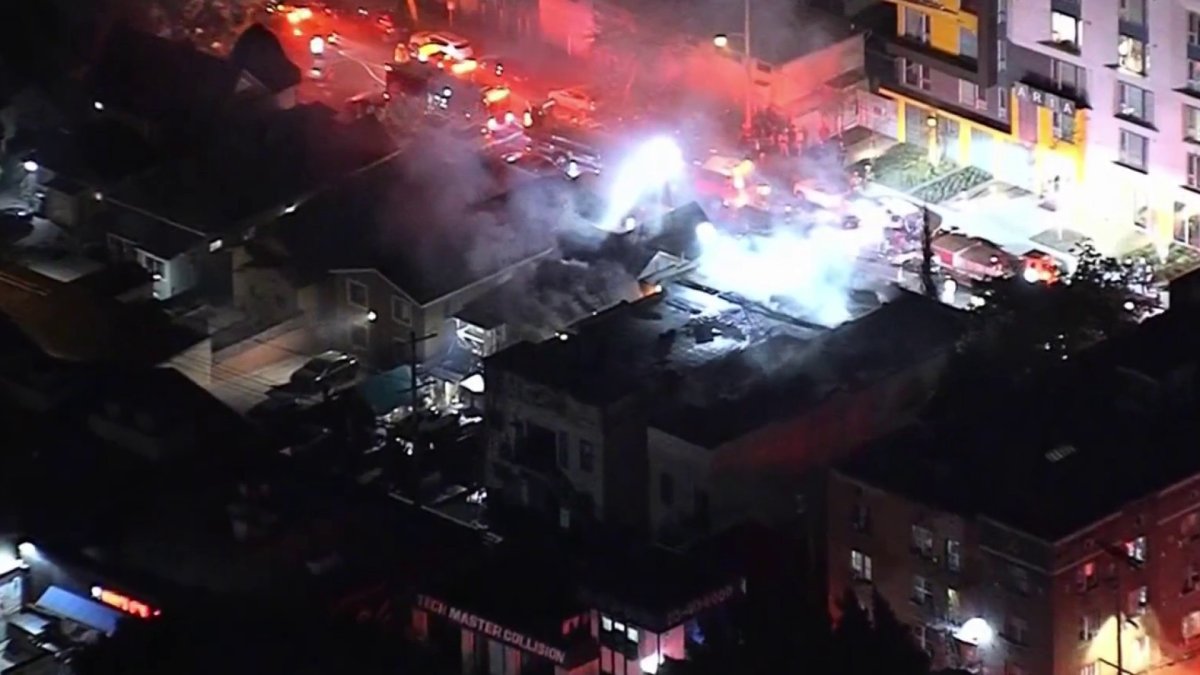 Fire displaces at least 37 people in Westlake building
