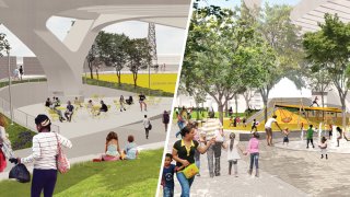 Renderings of Sixth Street Park