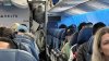 Tobogán de emergencia se despliega dentro de avión durante desvío de vuelo a Los Ángeles