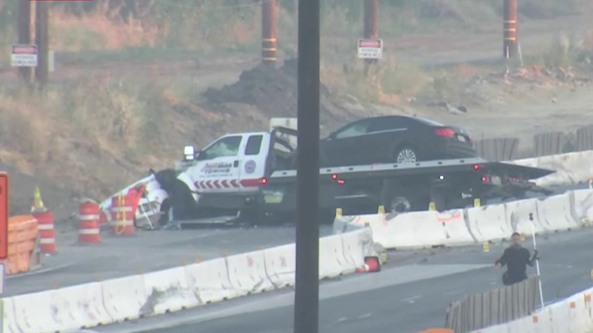 Accidente en Autopista 71 en Pomona Telemundo 52