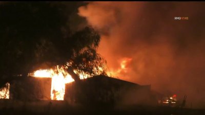 Incendio en Aguanga ha quemado varias propiedades en el condado de Riverside