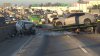 Accidente en sentido contrario deja un muerto y tres heridos en autopista 10 en Los Ángeles