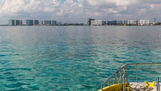 La embarcación se hundió entre Isla Mujeres y Cancún, en México (foto de archivo).