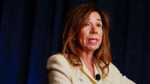 Industry, CA, Wednesday, October 2023 -Judge Debra Archuleta at the Los Angeles District Attorney candidates forum at Pacific Palms Resort. (Robert Gauthier/Los Angeles Times via Getty Images)