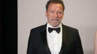 Arnold Schwarzenegger onstage in the press room at the 96th Annual Academy Awards at Ovation Hollywood