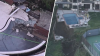 Deslizamiento de tierra causa daños en vivienda en Sherman Oaks