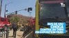 Varios heridos tras choque entre bus de USC y tren del Metro en Exposition Park