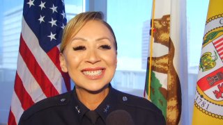 Ruby Flores of the Los Angeles Police Department speaks with NBC4.