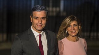 El presidente Pedro Sánchez y su esposa María Begoña Gómez Fernández en una fotografía de archivo de 2019.