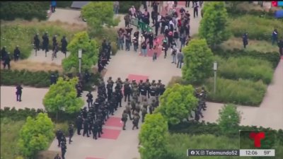 Arrestan a decenas de personas tras manifestaciones propalestinas en UC Irvine
