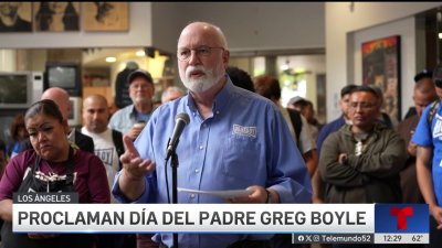 Declaran Día del Padre Greg Boyle en honor al fundador de Homeboy Industries en Los Ángeles