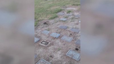 Vandalizan lápida y tiran cenizas de un padre de familia en cementerio de San Bernardino