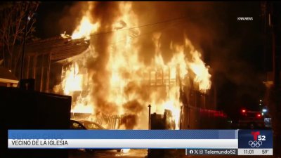 Incendio destruye iglesia histórica en el Sur de Los Ángeles