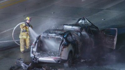 Dos muertos en accidente en la autopista 405 en el oeste de Los Ángeles