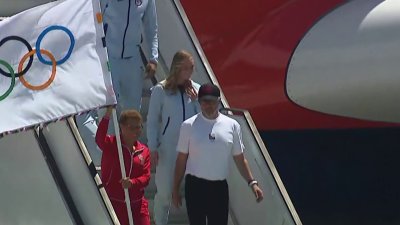 Bandera Olímpica llega a Los Ángeles