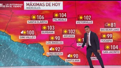 Temperaturas en el sur de California para el miércoles 4 de septiembre