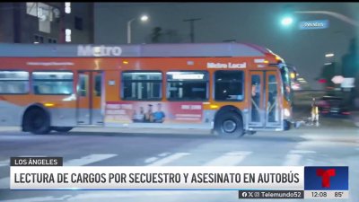 Realizarán lectura de cargos por secuestro y asesinato en autobús de Los Ángeles