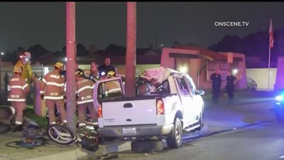 Persecución en Anaheim termina en accidente mortal