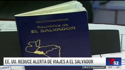 Estados Unidos reduce la alerta de viajes a El Salvador