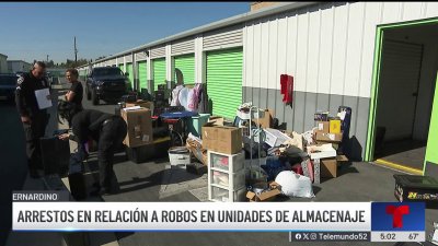 Arrestos en relación con robos a unidades de almacenamiento en Rialto