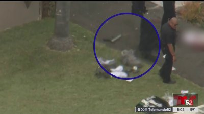 Recuperan dos armas tras persecución policial que finalizó con tiroteo en West Adams