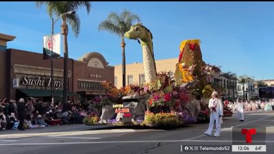 Cientos de personas disfrutaron del tradicional Desfile de las Rosas en Pasadena