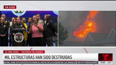 Bomberos de Los Ángeles al límite durante emergencia por múltiples incendios