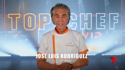José Luis Rodríguez “El Puma” llega a la cocina de Top Chef VIP